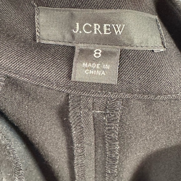 J. Crew Slim Ankle Bi Stretch Trouser Pant in Black Size 8‎ - Picture 6 of 9